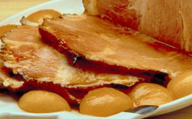 Lomo de cerdo a la mostaza