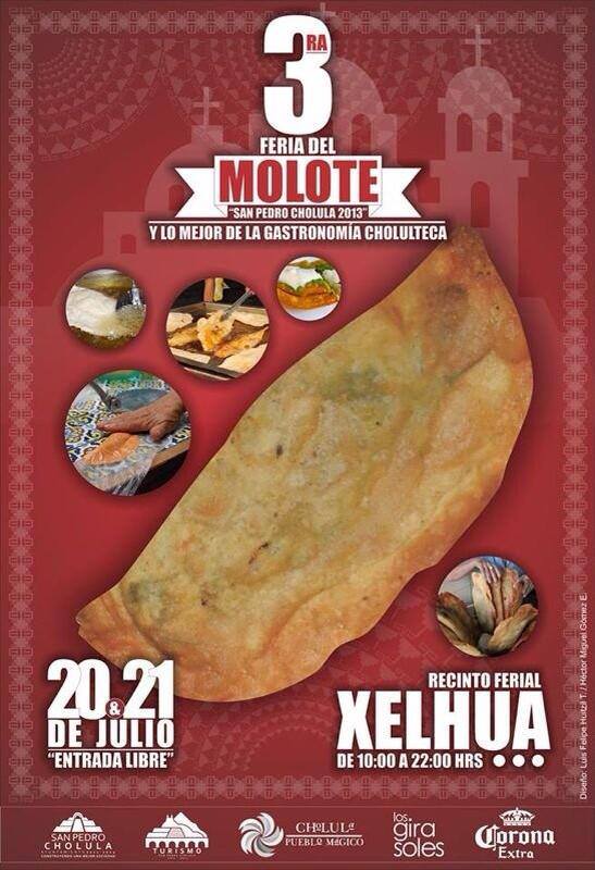 Realizarán en Cholula la Feria del Molote 2013; asiste 20 y 21 de&nbsp;julio