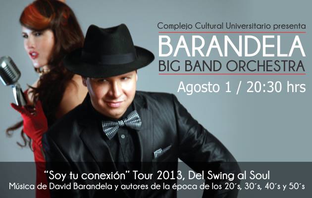 Hoy Barandela Big Band pondrá a bailar al público del CCU&nbsp;BUAP