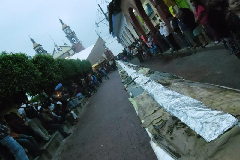 Hueytamalco cocinará tamal gigante de 500 kilos y 80&nbsp;metros